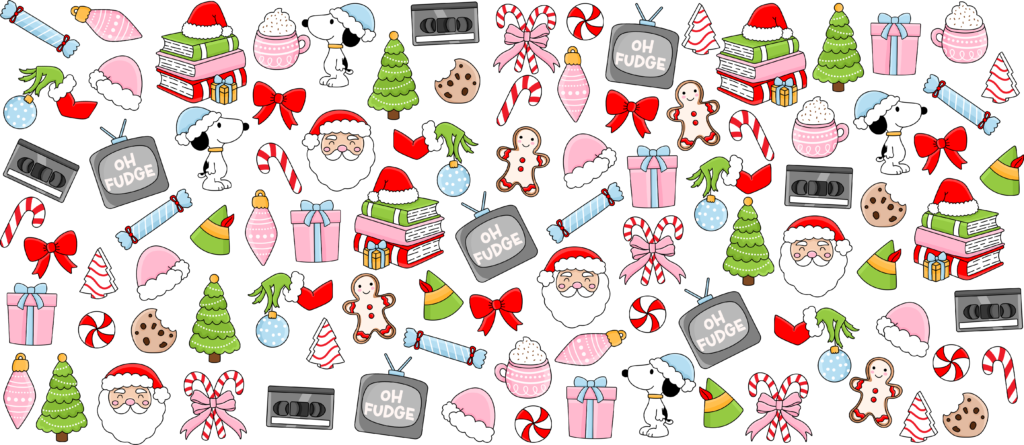 Retro Holiday Cheer Wrap