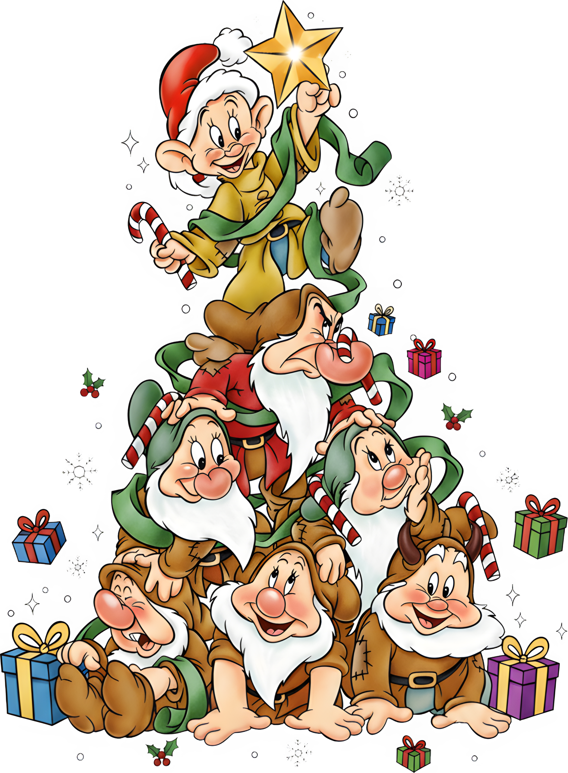 Seven Dwarfs Christmas Tree