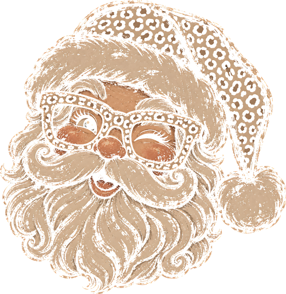 Jolly Vintage Santa