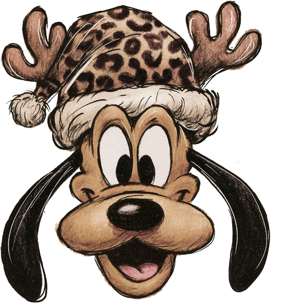Leopard Reindeer Holiday Cheer