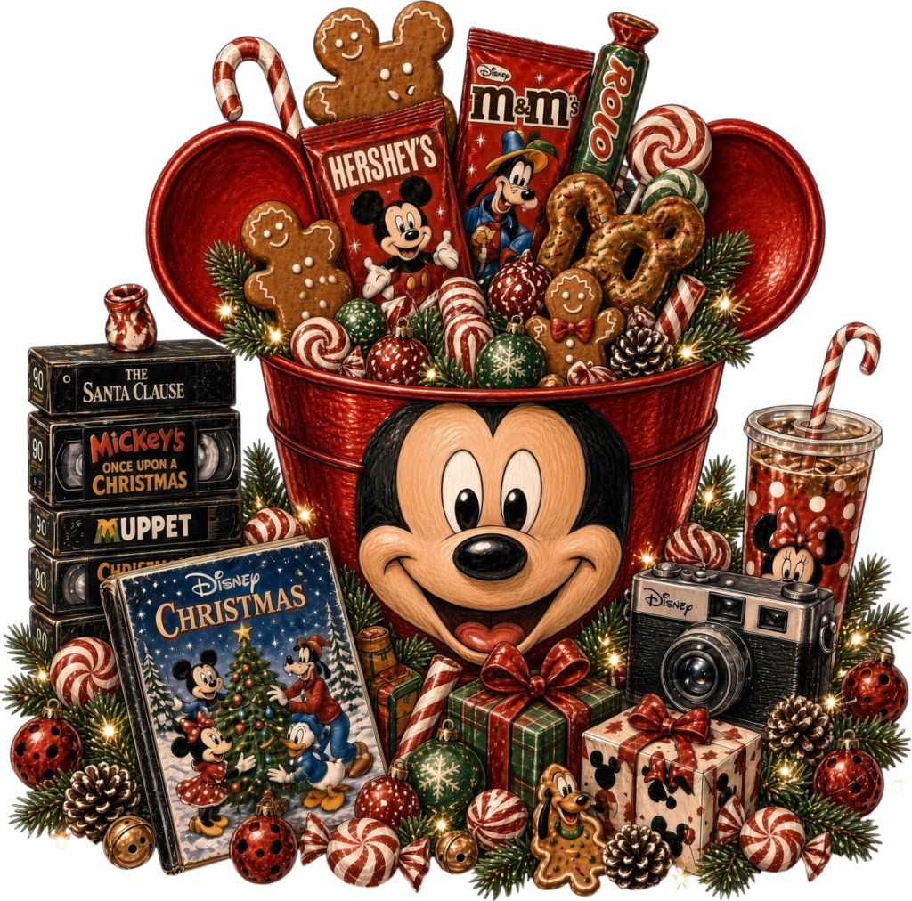 Classic Holiday Character Basket