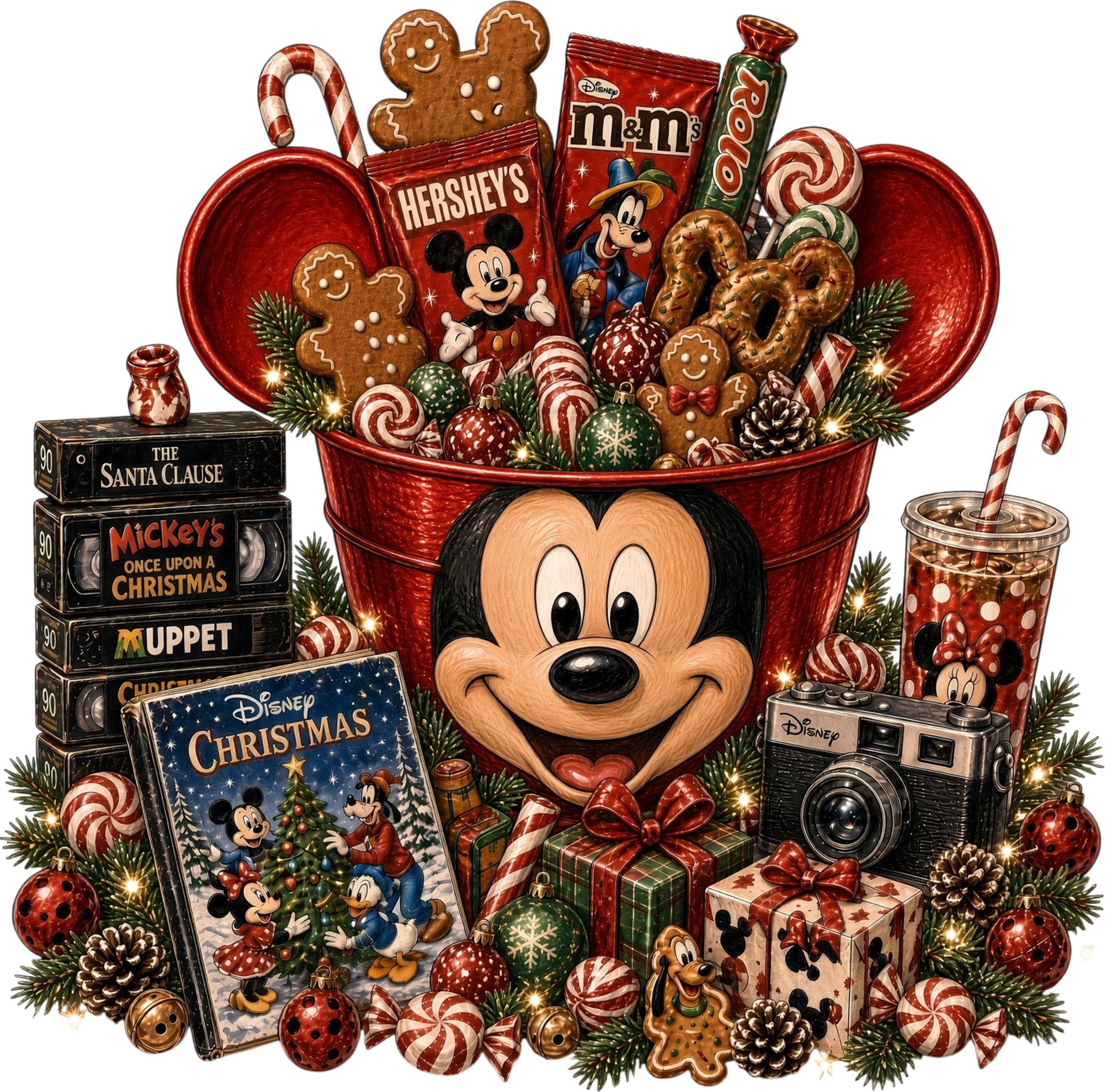 Classic Holiday Character Basket