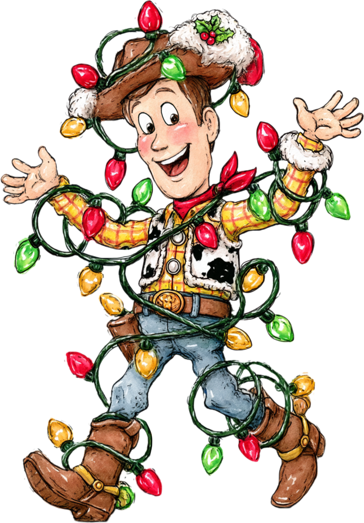 Cowboy Christmas Lights