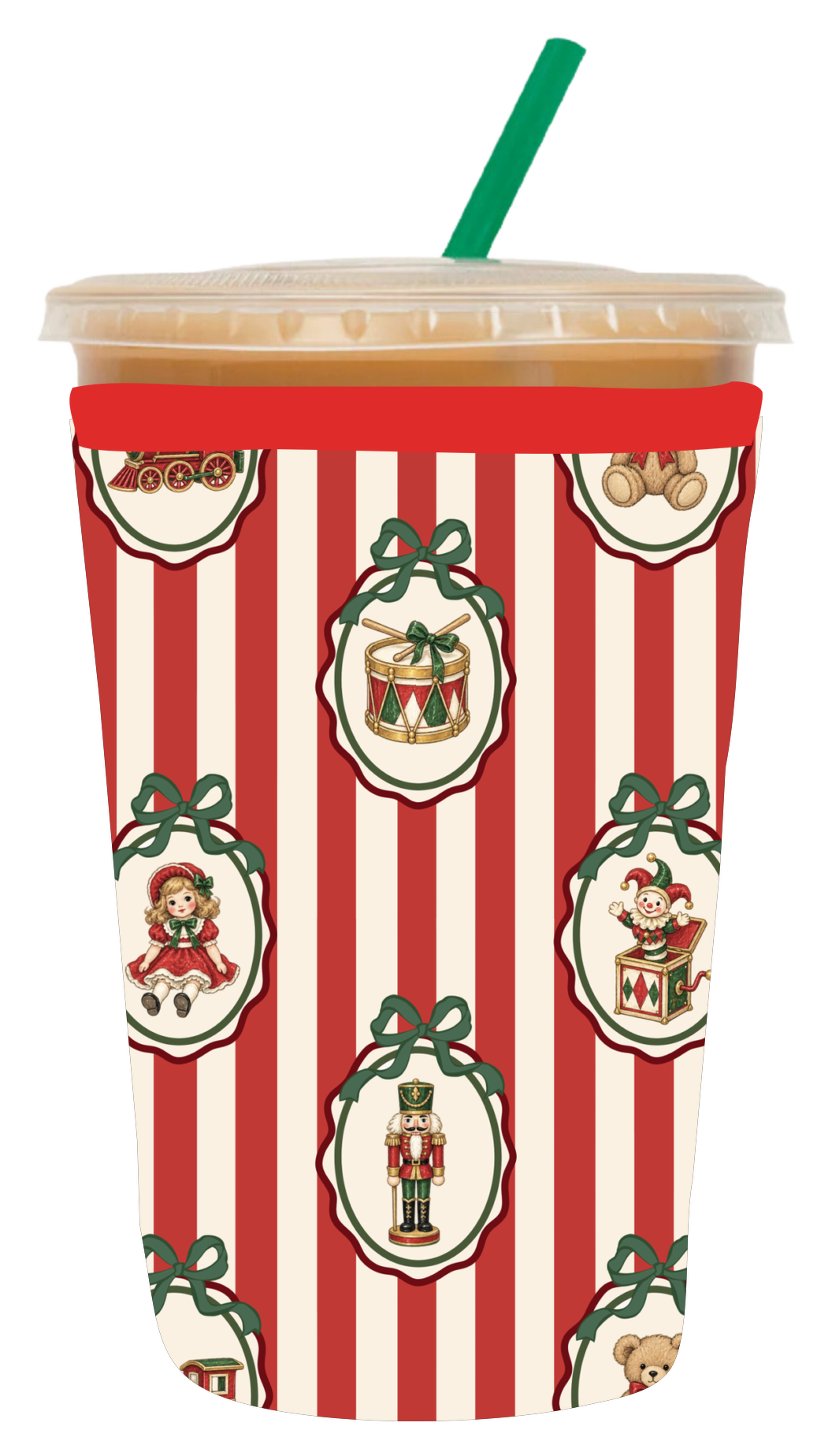 Festive Ornament Classics Coozie, Medium (22-24oz) coozie, Medium Coozie