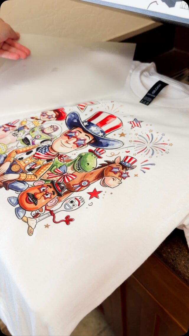 DTF transfer: Happy Fourth of July weekend Stay safe everyone!
