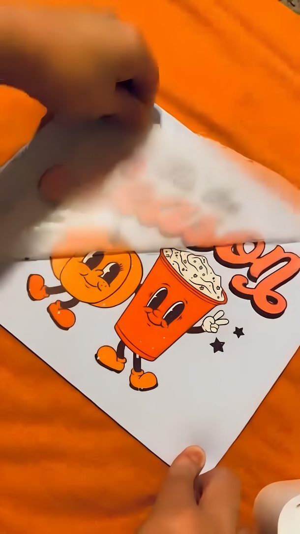 DTF transfer: The peel is easily the most satisfying part. From colorful graphics to intricate details, there's nothing quite like lifting that film and seeing a perfectly pr